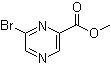 6-溴-2-吡嗪甲酸甲酯分子结构 (CAS 40155-34-8)