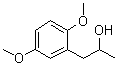 2,5-二甲氧基-alpha-甲基苯乙醇分子结构 (CAS 40180-96-9)