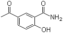 结构式 CAS# 40187-51-7, 5-乙酰基水杨酰胺; 5-乙酰基-2-羟基苯甲酰胺