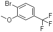 结构式 CAS# 402-07-3, 2-溴-5-三氟甲基苯甲醚