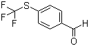4-[(Trifluoromethyl)thio]benzaldehyde molecular structure (CAS 4021-50-5)