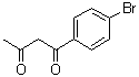 4-溴苯甲酰基丙酮分子结构 (CAS 4023-81-8)
