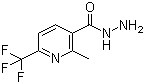 2-Methyl-6-(trifluoromethyl)-3-pyridinecarboxylic acid hydrazide molecular structure (CAS 402479-94-1)
