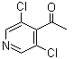 structure of CAS# 402561-66-4, 1-(3,5-Dichloro-4-pyridinyl)ethanone