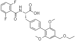 结构式 CAS# 402567-16-2, 非拉司特