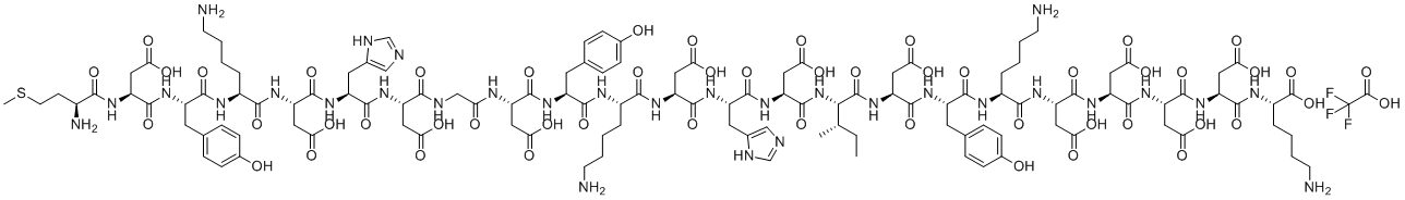 3X Flag Peptide Trifluoroacetate molecular structure (CAS 402750-12-3)