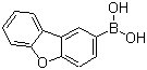 structure of CAS# 402936-15-6, B-2-Dibenzofuranylboronic acid;2-Dibenzofuranyl-boronic acid; Dibenzofuran-2-ylboronic acid