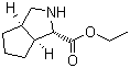 structure of CAS# 402958-25-2, (1S,3aR,6aS)-Octahydrocyclopenta[c]pyrrole-1-carboxylic acid ethyl ester