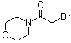 4-(2-溴乙酰基)吗啉分子结构 (CAS 40299-87-4)