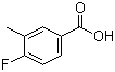 4-氟-3-甲基苯甲酸分子结构 (CAS 403-15-6)