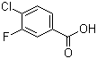 4-Chloro-3-fluorobenzoic acid molecular structure (CAS 403-17-8)