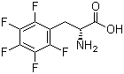 结构式 CAS# 40332-58-9, D-3-(五氟苯基)丙氨酸