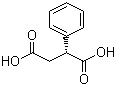 (S)-(+)-苯基丁二酸分子结构 (CAS 4036-30-0)