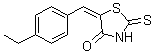 5-[(4-Ethylphenyl)methylene]-2-thioxo-4-thiazolidinone molecular structure (CAS 403811-55-2)