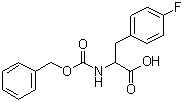 4-Fluoro-N-[(phenylmethoxy)carbonyl]-DL-phenylalanine molecular structure (CAS 404-32-0)