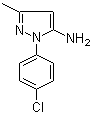 structure of CAS# 40401-39-6, 5-Amino-3-methyl-1-(4-chlorophenyl)pyrazole;1-(4-Chlorophenyl)-3-methyl-1H-pyrazol-5-amine; 5-Amino-1-(4-chlorophenyl)-3-methylpyrazole; 5-Amino-1-(p-chlorophenyl)-3-methylpyrazole