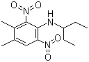 Pendimethalin molecular structure (CAS 40487-42-1)