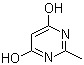 4,6-Dihydroxy-2-methylpyrimidine molecular structure (CAS 40497-30-1)