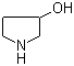 结构式 CAS# 40499-83-0, 3-羟基吡咯烷; 3-吡咯烷醇