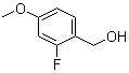 2-Fluoro-4-methoxybenzyl alcohol molecular structure (CAS 405-09-4)