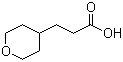 structure of CAS# 40500-10-5, Tetrahydro-2H-pyran-4-propanoic acid;3-(Tetrahydropyran-4-yl)propionic acid