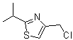 2-异丙基-4-(氯甲基)噻唑分子结构 (CAS 40516-57-2)