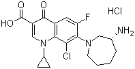 结构式 CAS# 405165-61-9, 盐酸贝西沙星