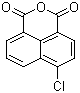 structure of CAS# 4053-08-1, 4-Chloro-1,8-naphthalic anhydride;4-Chloronaphthalene-1,8-dicarboxylic anhydride