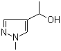 1-(1-Methylpyrazol-4-yl)ethanol molecular structure (CAS 40534-33-6)
