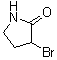 structure of CAS# 40557-20-8, 3-Bromo-2-pyrrolidone;3-Bromopyrrolidin-2-one; alpha-Bromobutyrolactam