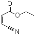 Ethyl cis-beta-cyanoacrylate molecular structure (CAS 40594-97-6)
