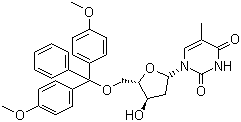 保护胸苷分子结构 (CAS 40615-39-2)