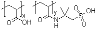 丙烯酸-2-丙烯酰胺-2-甲基丙磺酸共聚物分子结构 (CAS 40623-75-4)