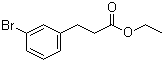3-(3-溴苯基)丙酸乙酯分子结构 (CAS 40640-97-9)
