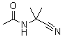 结构式 CAS# 40652-06-0, N-(1-氰基-1-甲基乙基)乙酰胺