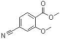 4-Cyano-2-methoxybenzoic acid methyl ester molecular structure (CAS 406719-76-4)