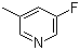 3-Fluoro-5-methylpyridine molecular structure (CAS 407-21-6)
