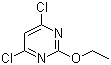 2-乙氧基-4,6-二氯嘧啶分子结构 (CAS 40758-65-4)