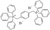 [1,4-Phenylenebis(methylene)]bis[triphenylphosphonium] dibromide molecular structure (CAS 40817-03-6)