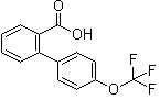 结构式 CAS# 408366-18-7, 4'-(三氟甲氧基)-联苯-2-甲酸