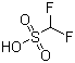 Difluoromethanesulphonic acid molecular structure (CAS 40856-07-3)