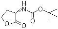 (S)-(-)-alpha-(Boc-Amino)-gamma-butyrolactone molecular structure (CAS 40856-59-5)