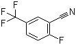 2-氟-5-三氟甲基苯腈分子结构 (CAS 4088-84-0)