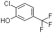 structure of CAS# 40889-91-6, 2-Chloro-5-(trifluoromethyl)phenol;4-Chloro-3-hydroxybenzotrifluoride