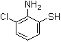 2-氨基-3-氯苯硫酚分子结构 (CAS 40925-72-2)