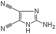 结构式 CAS# 40953-34-2, 2-氨基-4,5-咪唑二腈; 2-氨基-4,5-二氰基咪唑