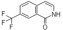 7-三氟甲基-2H-异喹啉-1-酮分子结构 (CAS 410086-28-1)