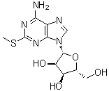 2-(Methylthio)adenosine molecular structure (CAS 4105-39-9)