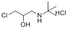 1-(tert-Butylamino)-3-chloropropan-2-ol hydrochloride molecular structure (CAS 41052-94-2)
