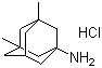 结构式 CAS# 41100-52-1, 3,5-二甲基金刚胺盐酸盐; 盐酸美金刚胺; 美金刚胺盐酸盐